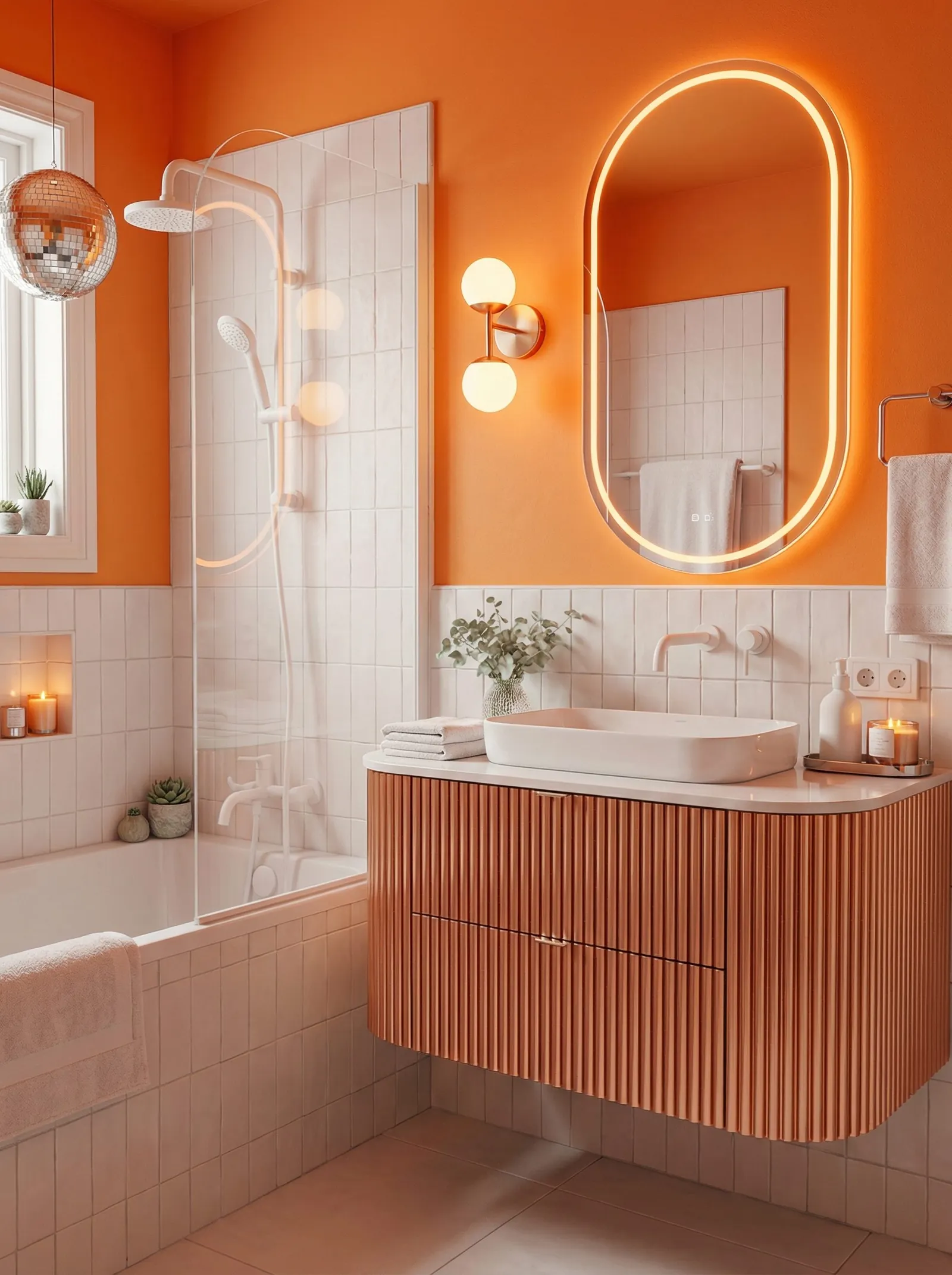 Seventies Retro bathroom