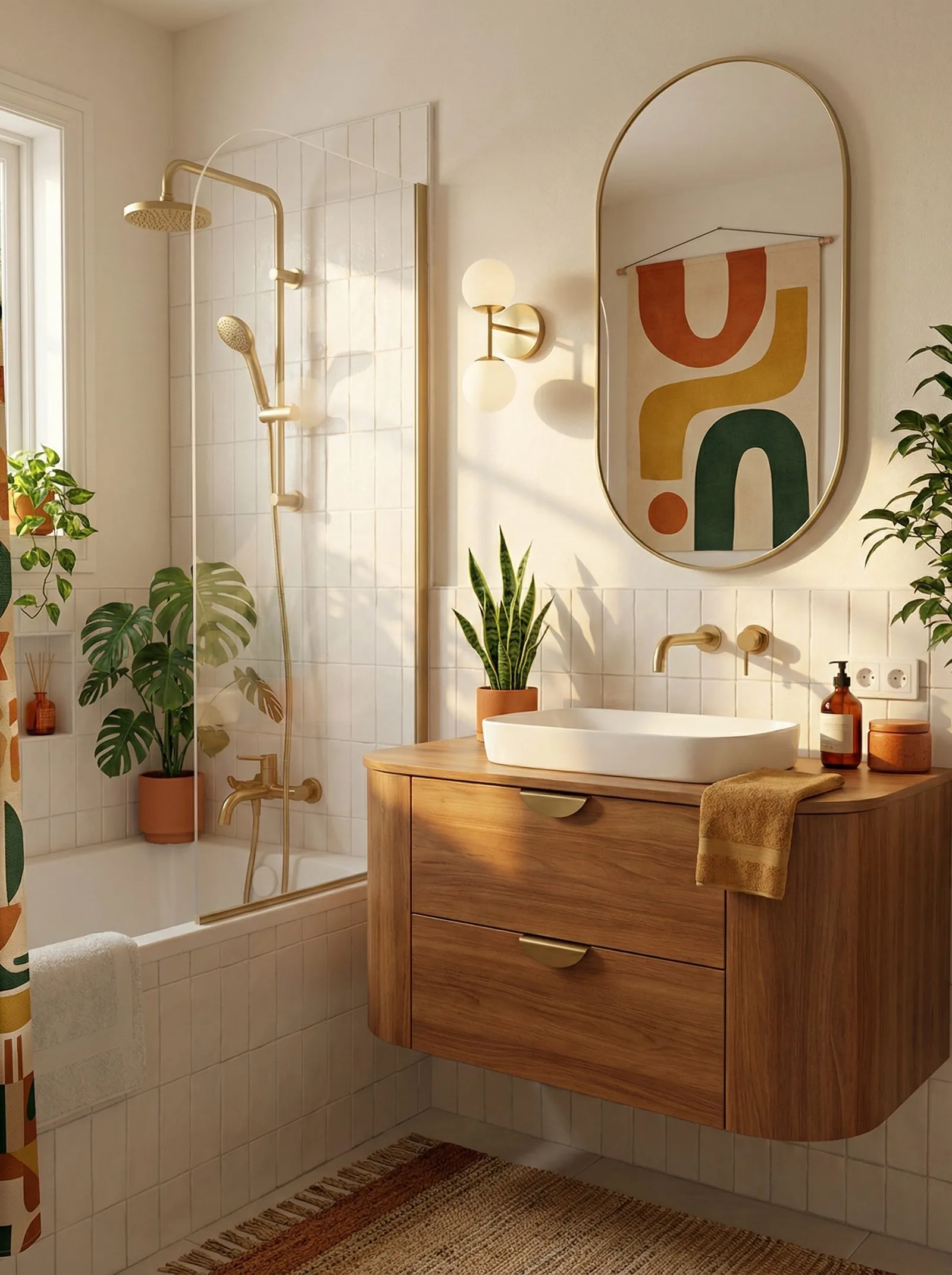 Biophilic bathroom
