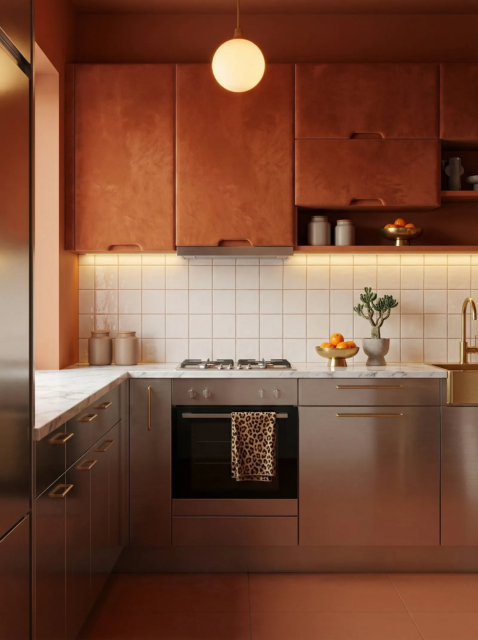 Luxe Contemporary kitchen