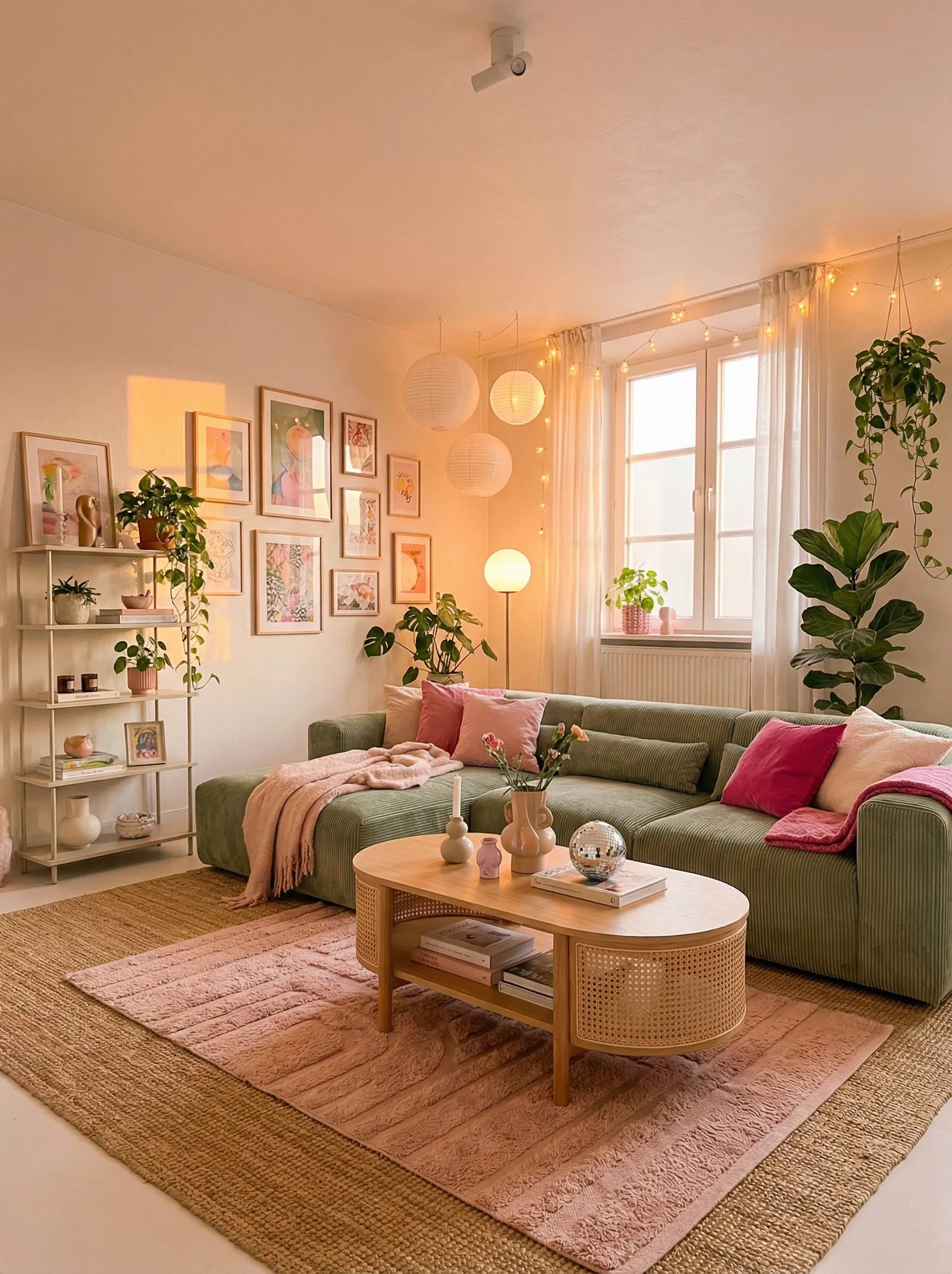 Eclectic living room