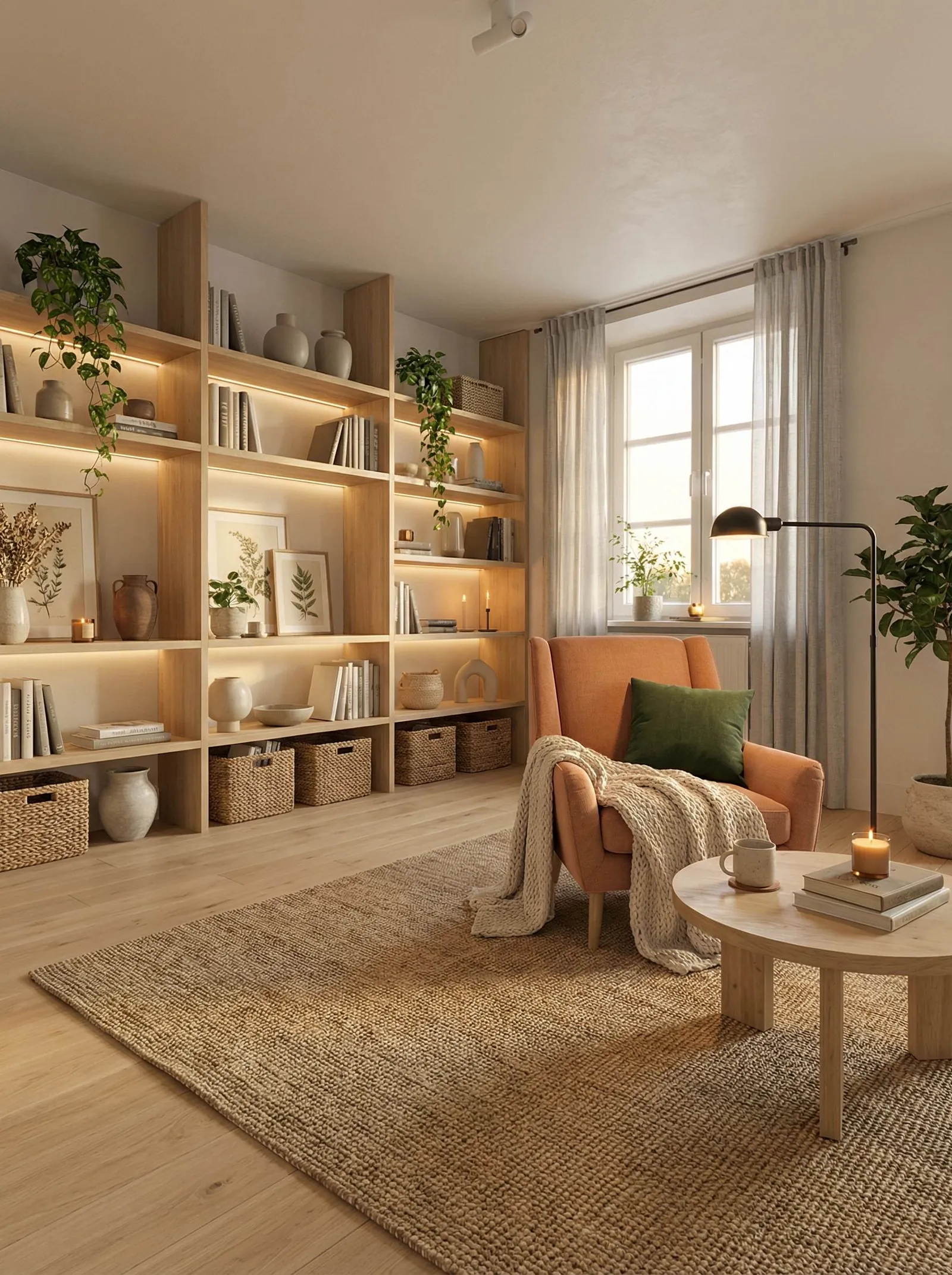 Scandi living room