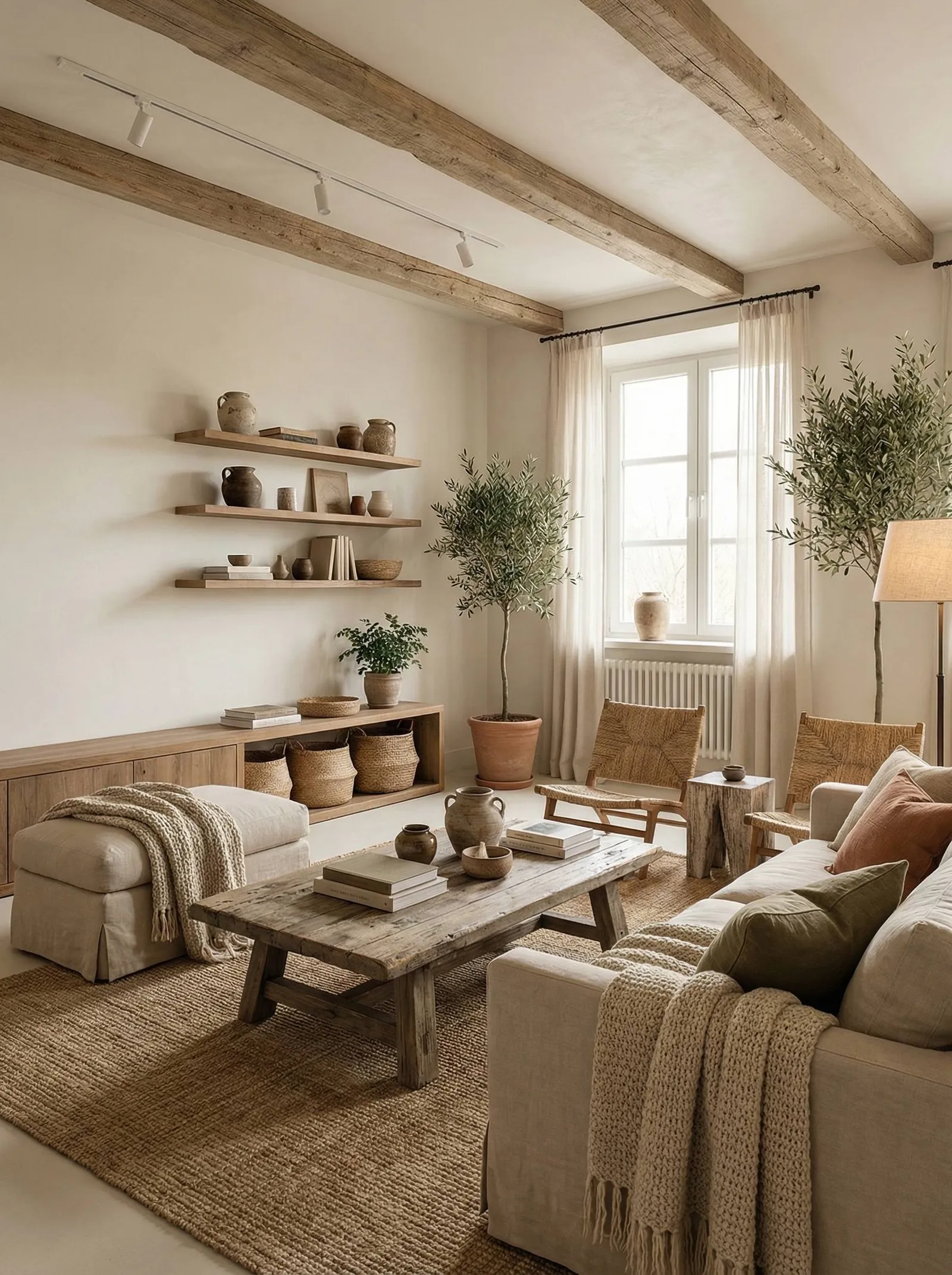Rustic living room